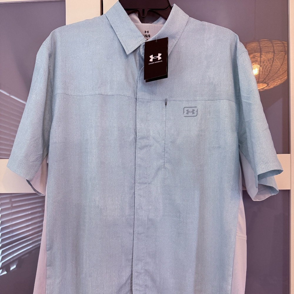 NEW Men's Under Armour Fish Pro Hybrid Printed SS